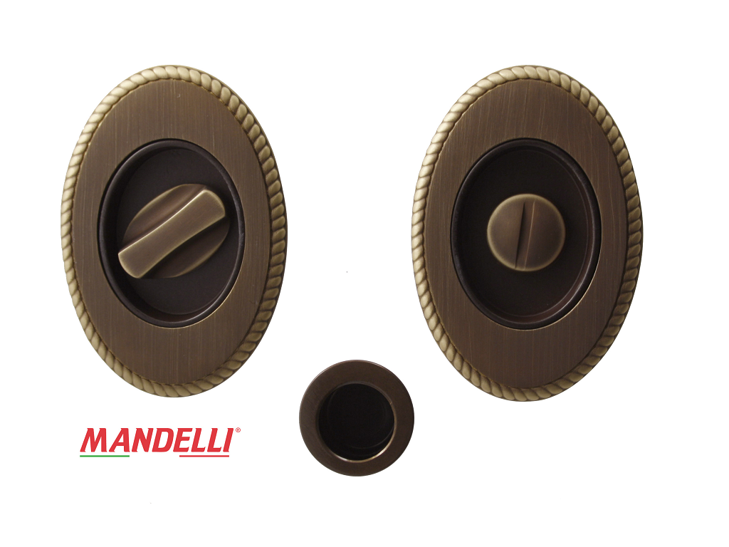 man1068bo00000800c.png Maniglia Incasso Tonda Allungata Porta Scorrevole modello 1068TN d.86x60/48 con Nottolino varie finiture | Mandelli - immagine 1