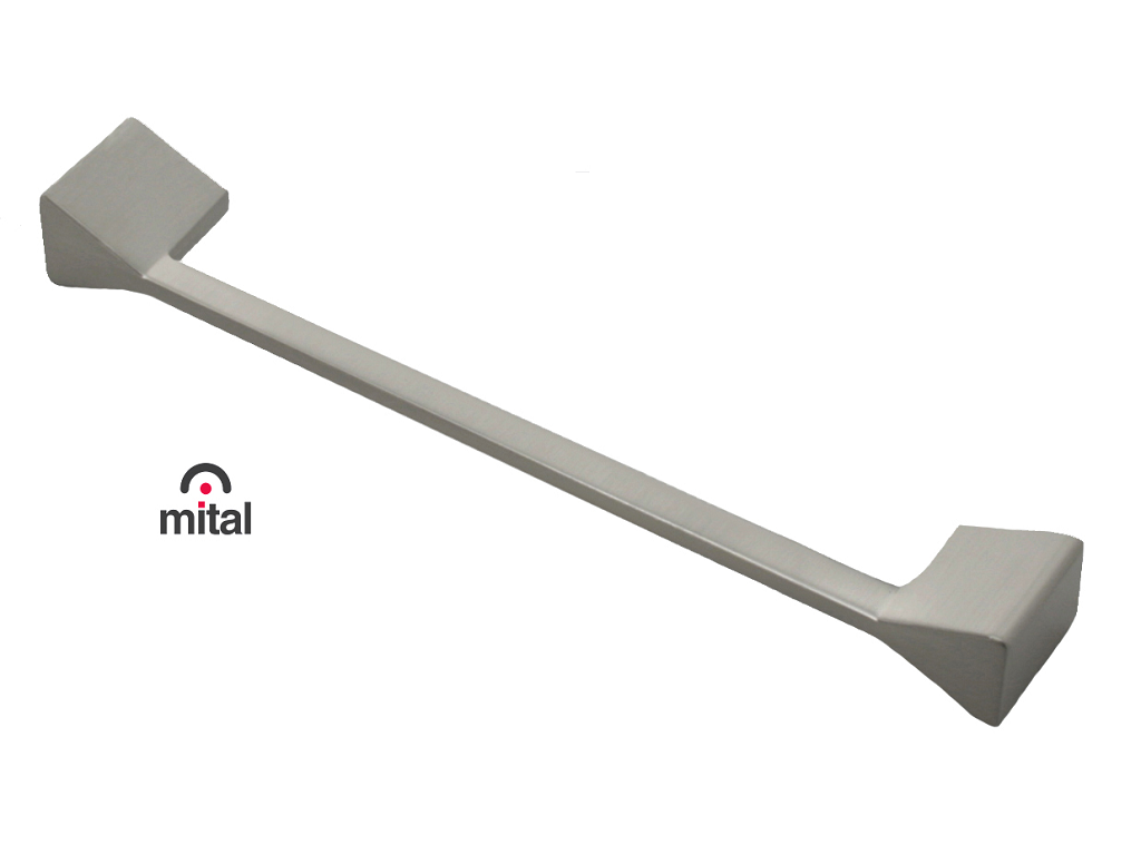 mit3435nhstc.png Maniglietta Mobile 3435 Multi Interasse 320-288 mm.328x22x28h Nichel Satinato | Mital Fine Serie - immagine 1