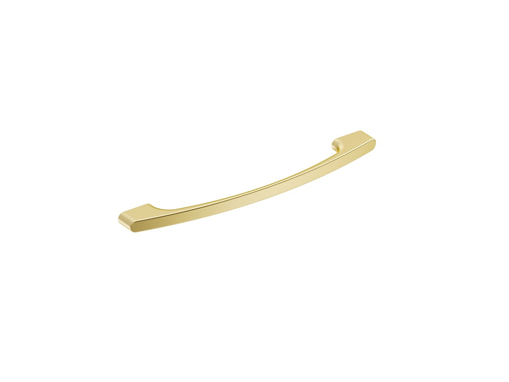 mit3960borst.png Maniglietta Mobile 3960 Multi Interasse 192-160 mm.205x29h Oro Satinato | Mital - immagine 1