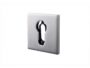 Bocchetta Quadra Foro Yale per Cilindro Europeo modello B Q51x51x5h varie finiture   Olivari - immagine 2