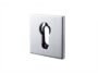 Bocchetta Quadra Foro Yale per Cilindro Europeo modello B Q51x51x5h varie finiture   Olivari - immagine 3