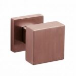Coppia Pomolo Girevole Diana Rosetta Quadra d.47x47x10h Bocchetta Foro Chiave varie finiture Olivari