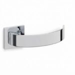 Maniglia Arc Rosetta Quadra d.51x51x5h Bocchetta Foro Chiave varie finiture  Olivari