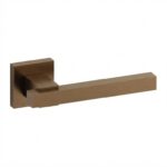 Maniglia Bios Rosetta Quadra d.47x47x10h Bocchetta Foro Chiave varie finiture  Olivari