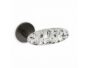 Maniglia Crystal Diamond Rosetta Tonda d.51x5h Bocchetta Foro Chiave varie finiture  Olivari