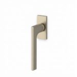 Maniglia per Finestra DK Lotus Q rosetta Bassa Movimento 4 scatti Metallo Quadro d.7x42mm varie finiture  | Olivari