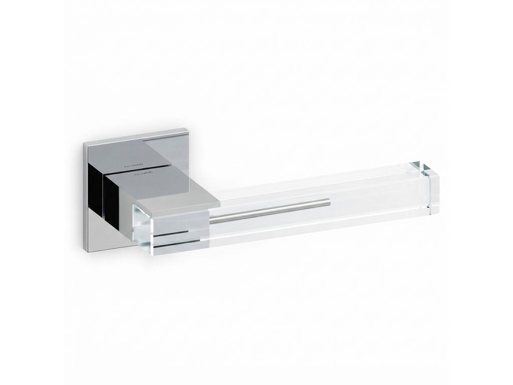 Maniglia Ice Cube Rosetta Quadra d.51x51x5h Bocchetta Foro Chiave varie finiture  Olivari - immagine 1