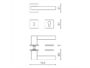 Maniglia Ice Cube Rosetta Quadra d.51x51x5h Bocchetta Foro Chiave varie finiture  Olivari - immagine 3