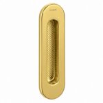 Maniglia Incasso Ovale Porta Scorrevole Vico mm.37x128 Senza Foro Chiave   Olivari