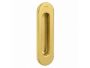 Maniglia Incasso Ovale Porta Scorrevole Vico mm.37x128 Senza Foro Chiave   Olivari