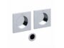 Maniglia Incasso Quadra Porta Scorrevole Giotto Q d.65x65/48 Senza Foro Chiave varie finiture  Olivari - immagine 2