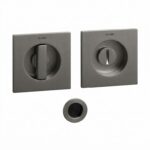 Maniglia Incasso Quadra Porta Scorrevole Giotto Q d.65x65/48 con Nottolino varie finiture  Olivari