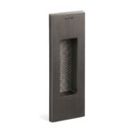 Maniglia Incasso Rettangolare Porta Scorrevole Sirio mm.37x128 Senza Foro Chiave varie finiture  Olivari