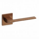 Maniglia Trend Rosetta Quadra d.51x51x5h Bocchetta Foro Chiave varie finiture  Olivari