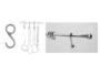 ANELLO CON GANCIO PER TUBO DIAMETRO 13 mm. prodotto da OMP PORRO - immagine 2