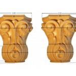 Capitello Legno Faggio w120xh150xd55  Pru
