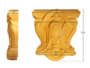 CAPITELLO LEGNO FAGGIO W70xH80xD21- W100xH110xD29- W125xH130xD31- W140xH152xD38- W165xH170xD36- W200xH210xD44-LIBERTY prodotto da PRU - immagine 5
