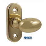 Segretino Piccolo Girevole Rosetta Ovale d.67x27 Q8 LV -Ottone Lucido Verniciato | Reguitti