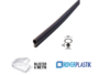 Guarnizione Porte Interne Legno Senza Protezione Siliconica mm.5,5x6,8h In Da mt.5 Vari Colori  | Roverplastik - immagine 4