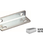 Piastrina Piegata Zincato mm.64x21x14 pz.100 | Sipa