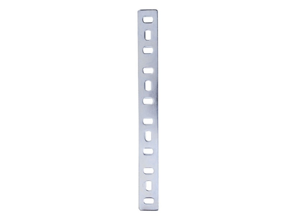 sip2273.png Lastrina Diritta Pesante con Asole Zincato in Confezione da pz.100 mm.100 | Sipa - immagine 1