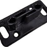 Guida Infilare a Pavimento Puma Nylon Anti Tremolio Porta Scorrevole mm.65x30x20h Nero  Sliding