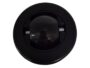 Piedino ABS Tondo per Letto mm.75x120h Filettato MA10x30 Portata kg.150 Nero con Ruota  2T - immagine 3