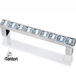 MANIGLIETTA MOBILE INTERASSE 96 DA 108x13x22 mm. CON SWAROVSKI prodotta da TENTORI