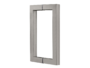 Maniglione Georgia Q mm.16x16 Interasse 160 mm.175x55h AISI304 Inox varie finiture | Fimet Maniglie - immagine 3