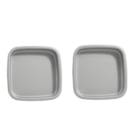 Maniglia per Porte in Vetro con Adesivo Modello Cham Sliding mm.57x57x12h 80-Grigio Milano | Verum Italy