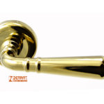 Maniglia Brixia Rosetta Tonda d.50x10h Rp Foro Chiave Pvd   Zermat